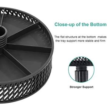 JEAREY 13” Patio Umbrella Table Tray for Outdoor Use