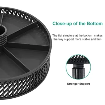 JEAREY 13” Patio Umbrella Table Tray for Outdoor Use