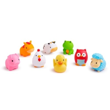 Munchkin® Farm™ Animal Squirts Bath Toy Set - 8 Fun Animals