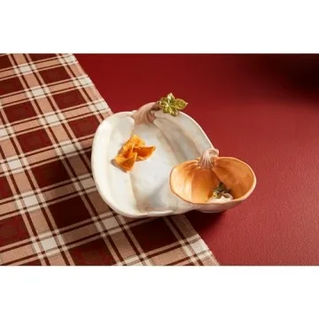 Mud Pie Pumpkin Chip & Dip Server for Entertaining