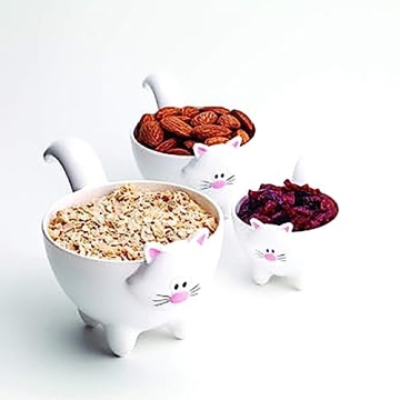 Joie Meow Cat Stackable Kitchen Measuring Cups Set