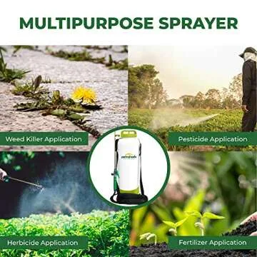 PetraTools 2.5 Gallon Battery Sprayer for Effortless Gardening