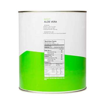 Tea Zone Aloe Vera Jelly - 6.6 lb Can for Tea Lovers and Mixology