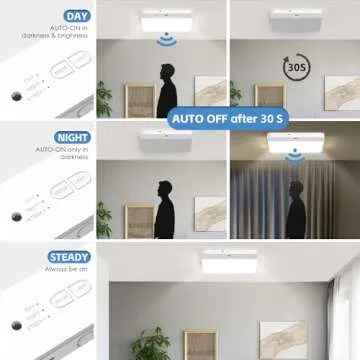NARUNDREN Rechargeable Ceiling Light with Remote Control