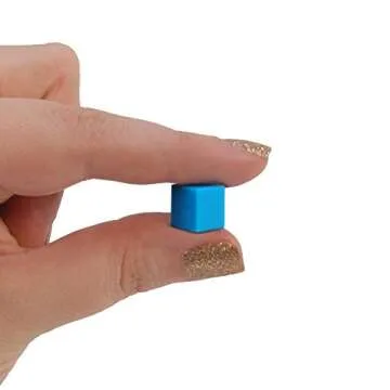 EAI Education Base Ten Intermediate Classroom Set, Blue Plastic | Early Learning Math Manipulative for Counting, Number Concepts and Place Value - 844 Pieces