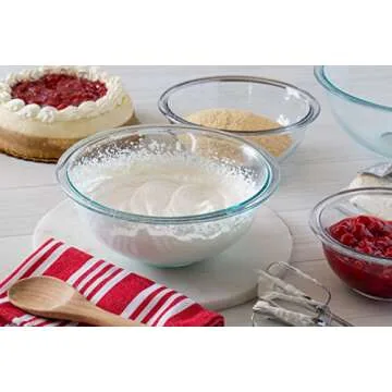 Pyrex 4QT Clear Mixing Bowl - Classic Glass Durability