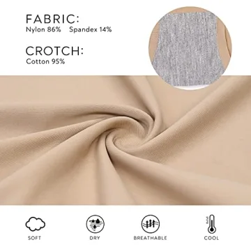 FallSweet Seamless High Waist Briefs Comfortable Women Panties