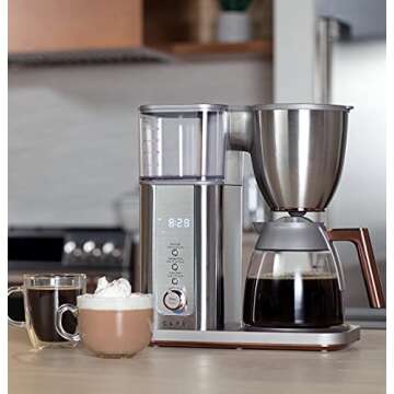 Café Specialty Drip Coffee Maker | 10-Cup Glass Carafe | WiFi Enabled Voice-to-Brew Technology | Sm...
