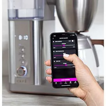 Café Specialty Drip Coffee Maker | 10-Cup Glass Carafe | WiFi Enabled Voice-to-Brew Technology | Smart Home Kitchen Essentials | SCA Certified, Barista-Quality Brew | Stainless Steel