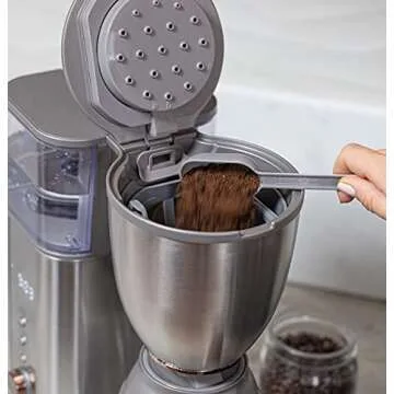 Café Specialty Drip Coffee Maker | 10-Cup Glass Carafe | WiFi Enabled Voice-to-Brew Technology | Smart Home Kitchen Essentials | SCA Certified, Barista-Quality Brew | Stainless Steel