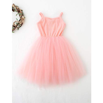 XUNYU Baby Girls Tulle Dress Soft Stylish Toddler Tutu