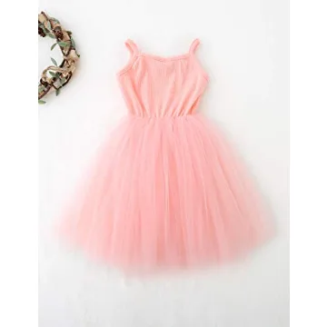 XUNYU Baby Girls Tulle Dress Soft Stylish Toddler Tutu