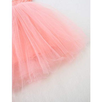 XUNYU Baby Girls Tulle Dress Soft Stylish Toddler Tutu