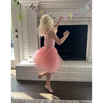 XUNYU Baby Girls Tulle Dress Soft Stylish Toddler Tutu