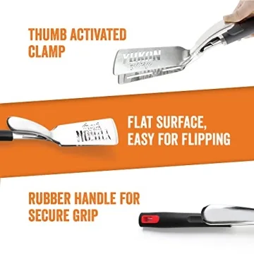 Yukon Glory™ Premium Tongs-Spatula for Grilling Ease