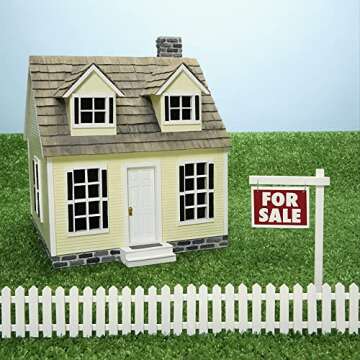 Prsildan White Wood Miniature Fairy Garden Fence - 2 Packs