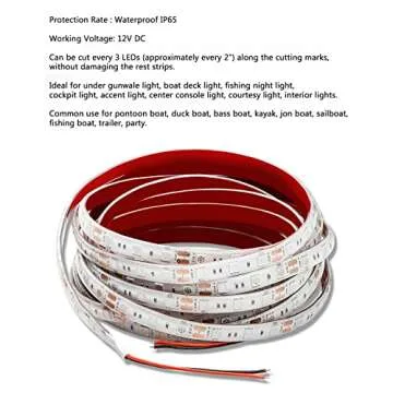 Seaponer Pontoon Boat LED Strip Lights for Boating Fun