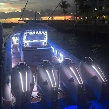 Seaponer Pontoon Boat LED Strip Lights for Boating Fun
