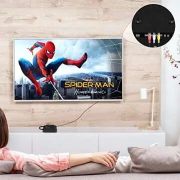 HDMI to RCA Converter, HDMI to AV 3RCA CVBs Composite Video Audio Converter Adapter Supports PAL/NTSC for TV Stick, Roku, Android TV Box, DVD ect, Black