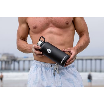 Hydro Cell Insulated Water Bottle - Cold & Hot | 32oz Black