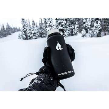 Hydro Cell Insulated Water Bottle - Cold & Hot | 32oz Black