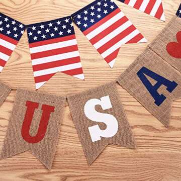 4th of July Decorations: Festive American Patriotic Banners