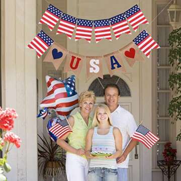 4th of July Decorations - Patriotic Banners for Celebrations