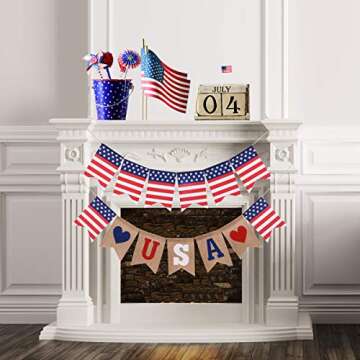 4th of July Decorations - Patriotic Banners for Celebrations