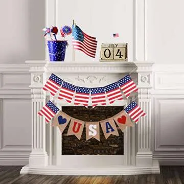 4th of July Decorations - Patriotic Banners for Celebrations