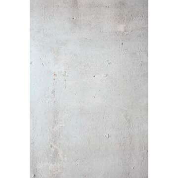 Bessie Bakes Super-Thin & Pliable Soft Concrete Replicated Photography Backdrop 2 Feet Wide x 3 Feet...