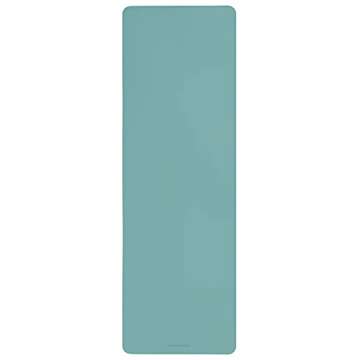 Retrospec Laguna 5mm Yoga Mat - Fitness Mat for Women, Men & Children, Slip-Resistant and Moisture Absorbing Exercise Mat for Home, Pilates, Yoga and Floor Workouts Blue Ridge