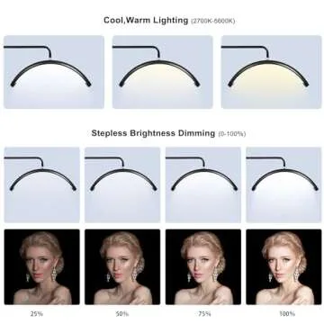 Eyelash Lamp - Dimmable LED Salon Light for Lash Artists