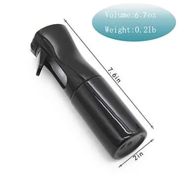 Effortless Mist with TOSERSPBE Continuous Spray Bottle