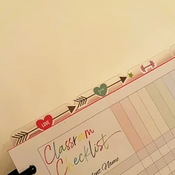 Durable Semi-Transparent Top Index Dividers for Planners