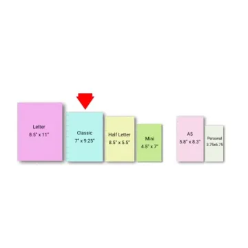 Durable Semi-Transparent Top Index Dividers for Planners