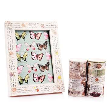 DAPUTOU Vintage Washi Tape Set for Creative Crafters
