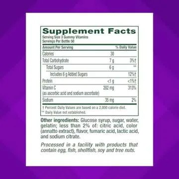 Vitafusion Power C Vitamin C Gummies for Immune Support, Orange Flavored, 282 mg Vitamin C, America’s Number 1 Gummy Vitamin Brand, 50 Day Supply, 150 Count