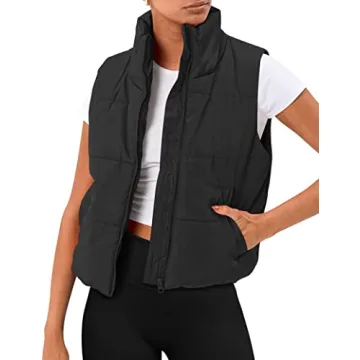 Trendy Queen Puffer Vest - Women’s Fashion Outerwear for Fall & Winter