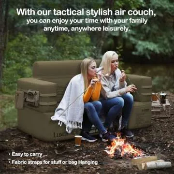 Luxchoice Inflatable Sofa Multifunctional Air Couch with Built-in Pump Portable Luxury Automatic Inflatable Chair Suitable for Home Outdoor Camping Travel