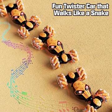 Gesture Sensing RC Car for Kids 8-12 - 360° Stunts & Music