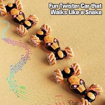 Gesture Sensing RC Car for Kids 8-12 - 360° Stunts & Music