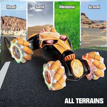 Gesture Sensing RC Car for Kids 8-12 - 360° Stunts & Music