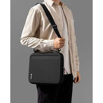 tomtoc Portfolio Shoulder Bag for 13 Inch iPad Pro M4 & 2025 iPad Air M3/M2 2024, 12.9-inch iPad Pro...