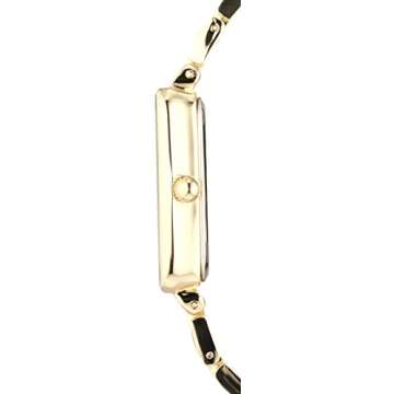 Anne Klein Women's Bracelet Watch - Elegant Gold-Tone Detail with Mineral Crystal Lens