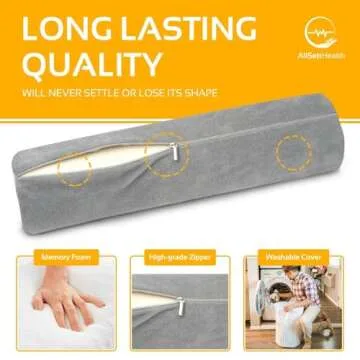 Cervical Neck Roll Pillow for Neck Support and Comfort