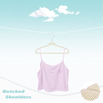 BAGAIL Kids Velvet Hangers for Children's Clothes - 50 Pack