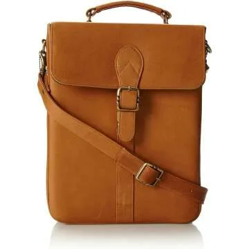 Deluxe Double Wine Bottle Carrier – Tan Stylish Design