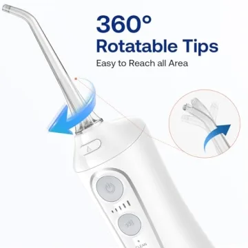 Bitvae C6 Water Dental Flosser Rechargeable IPX7 Waterproof