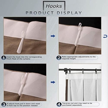 TWOPAGES 84 inch Heavy Blackout Curtain, Aegean Blue