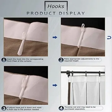 TWOPAGES 84 inch Heavy Blackout Curtain, Aegean Blue